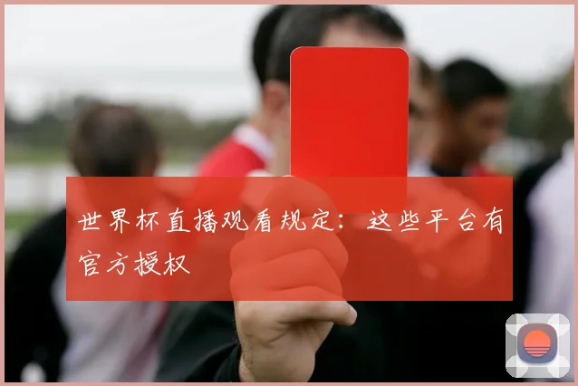 世界杯直播观看规定:这些平台有官方授权